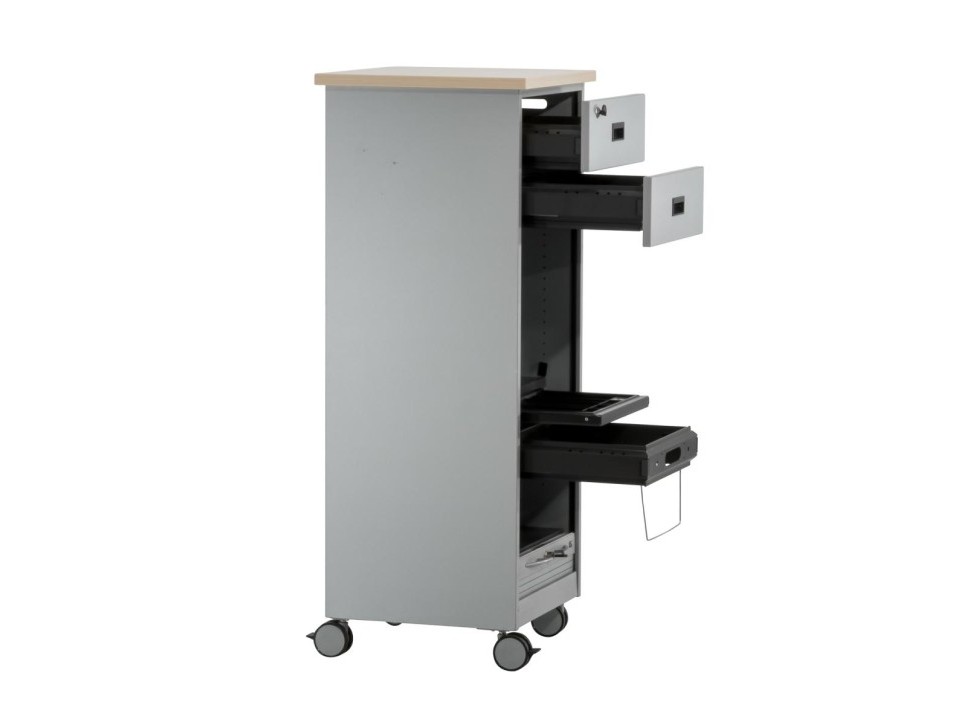 König + Neurath ACTA-Caddy – Silbergrau / Ahorn – Bild 6