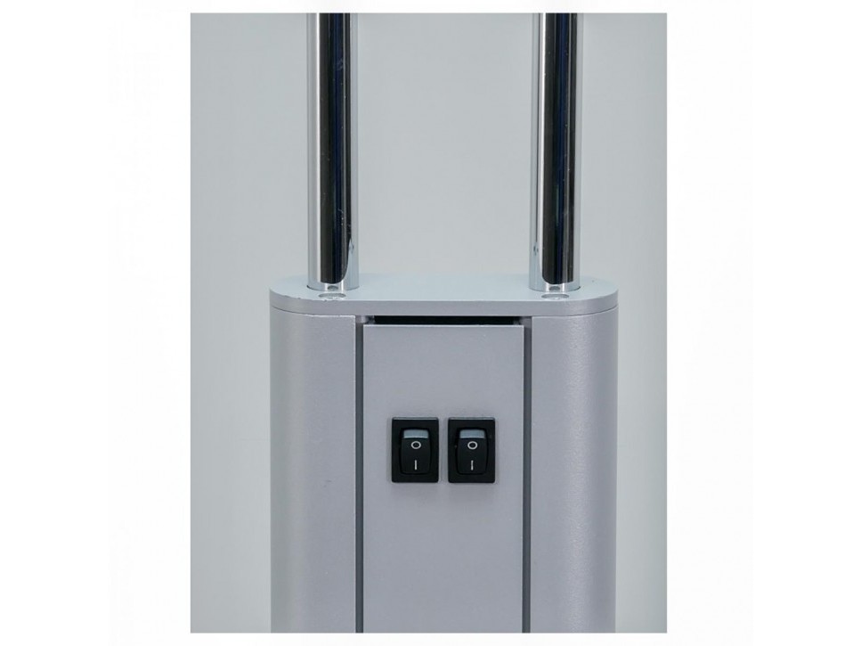 LUXO Stehleuchte SILVY FLOOR ADJUSTABLE – 4×55 W, Aluminium/Chrom – Bild 6