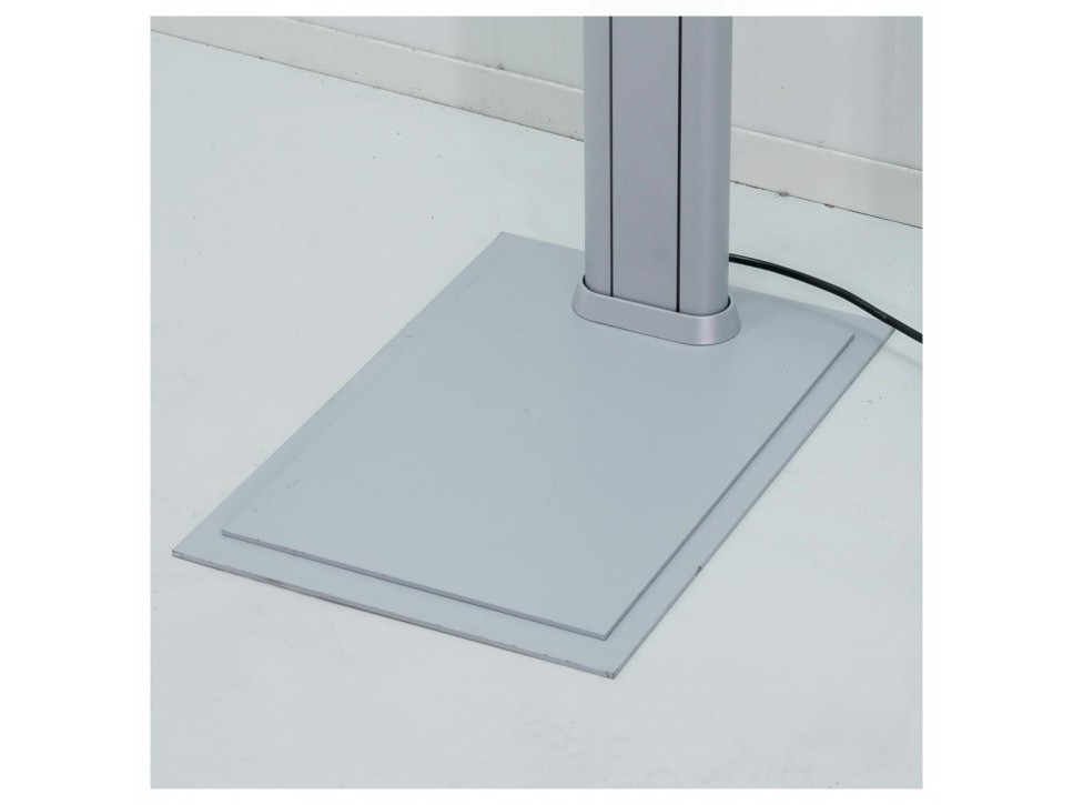 LUXO Stehleuchte SILVY FLOOR ADJUSTABLE – 4×55 W, Aluminium/Chrom – Bild 5