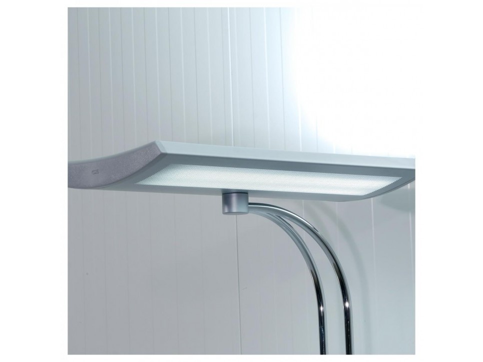 LUXO Stehleuchte SILVY FLOOR ADJUSTABLE – 4×55 W, Aluminium/Chrom – Bild 4