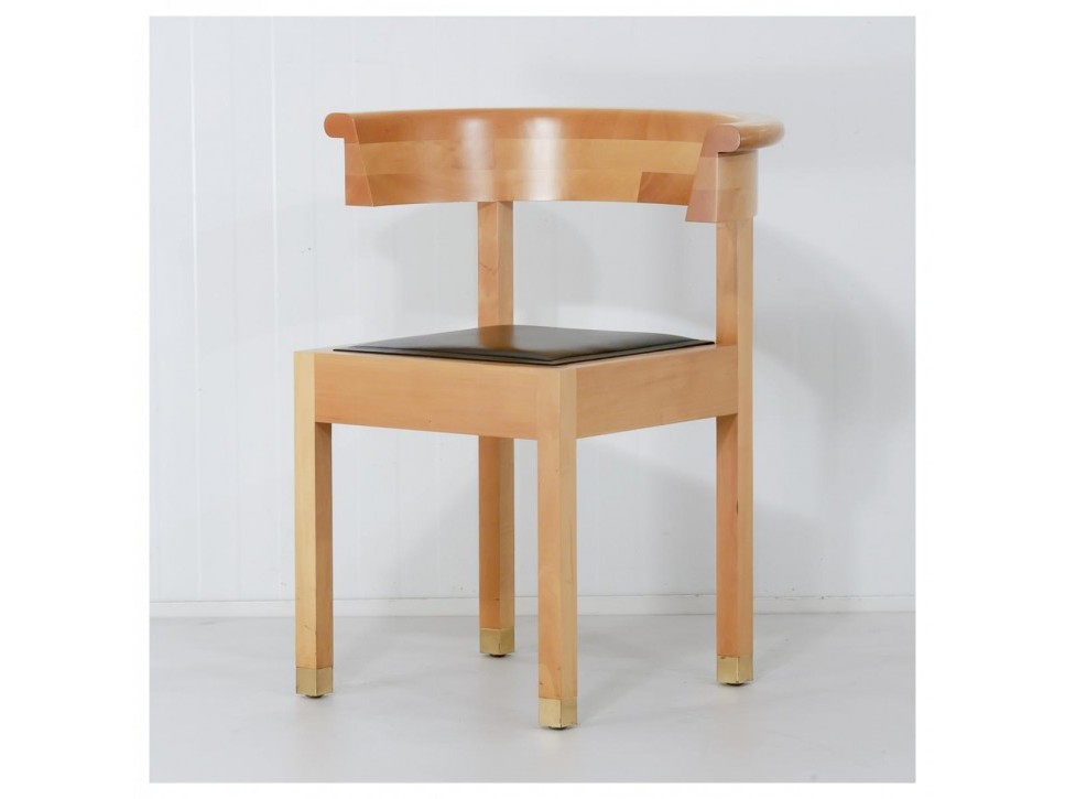 DRAENERT LEONARDO Konferenzstuhl – Schwarz / Buche Massiv – Bild 3