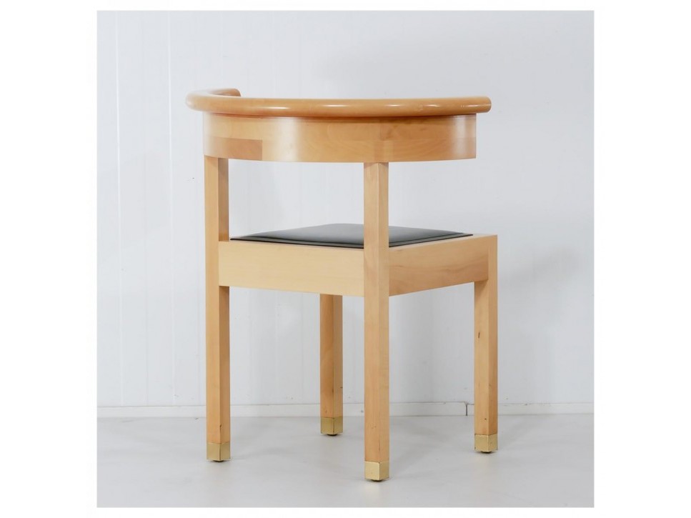 DRAENERT LEONARDO Konferenzstuhl – Schwarz / Buche Massiv – Bild 6