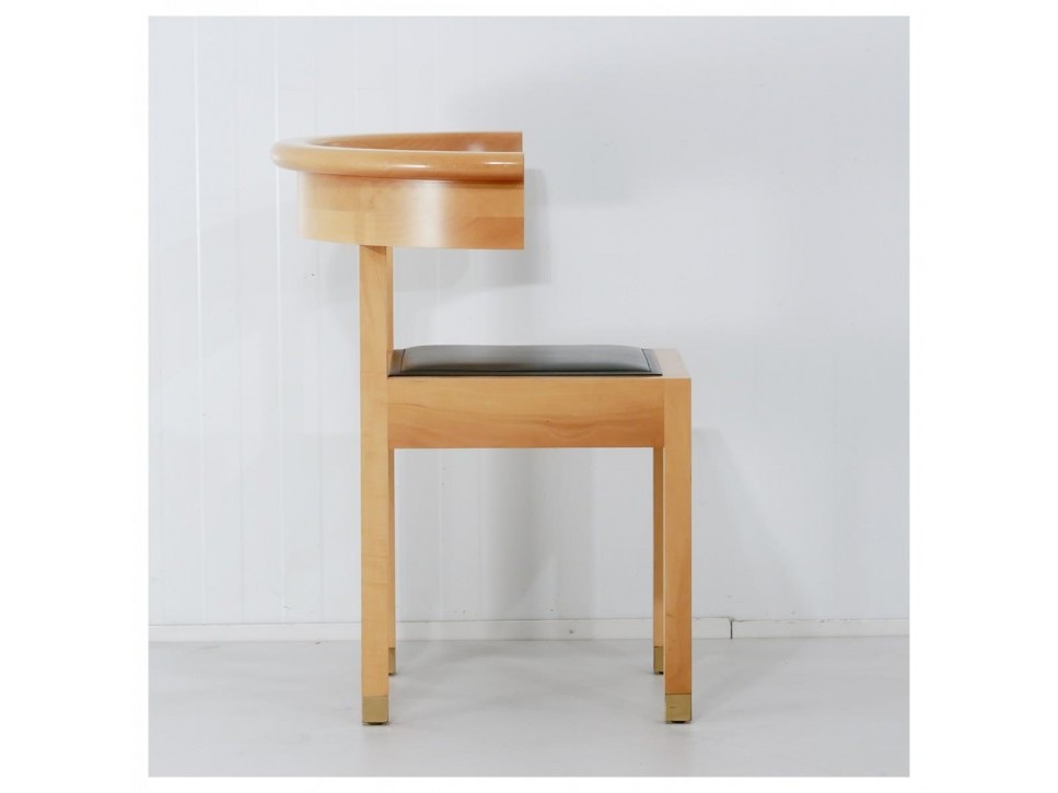 DRAENERT LEONARDO Konferenzstuhl – Schwarz / Buche Massiv – Bild 7