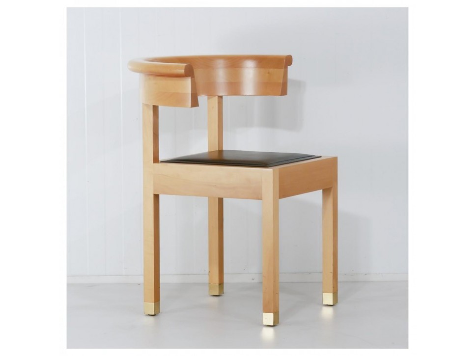 DRAENERT LEONARDO Konferenzstuhl – Schwarz / Buche Massiv – Bild 8