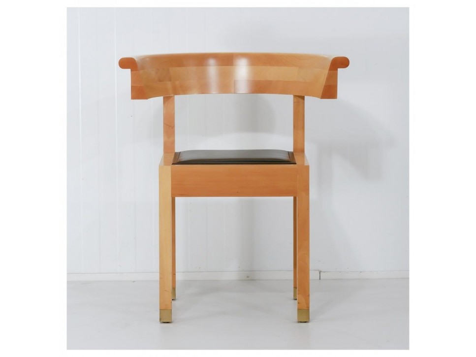 DRAENERT LEONARDO Konferenzstuhl – Schwarz / Buche Massiv – Bild 9