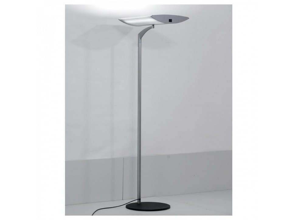 WALDMANN Stehleuchte – Silber / Schwarz – Bild 2