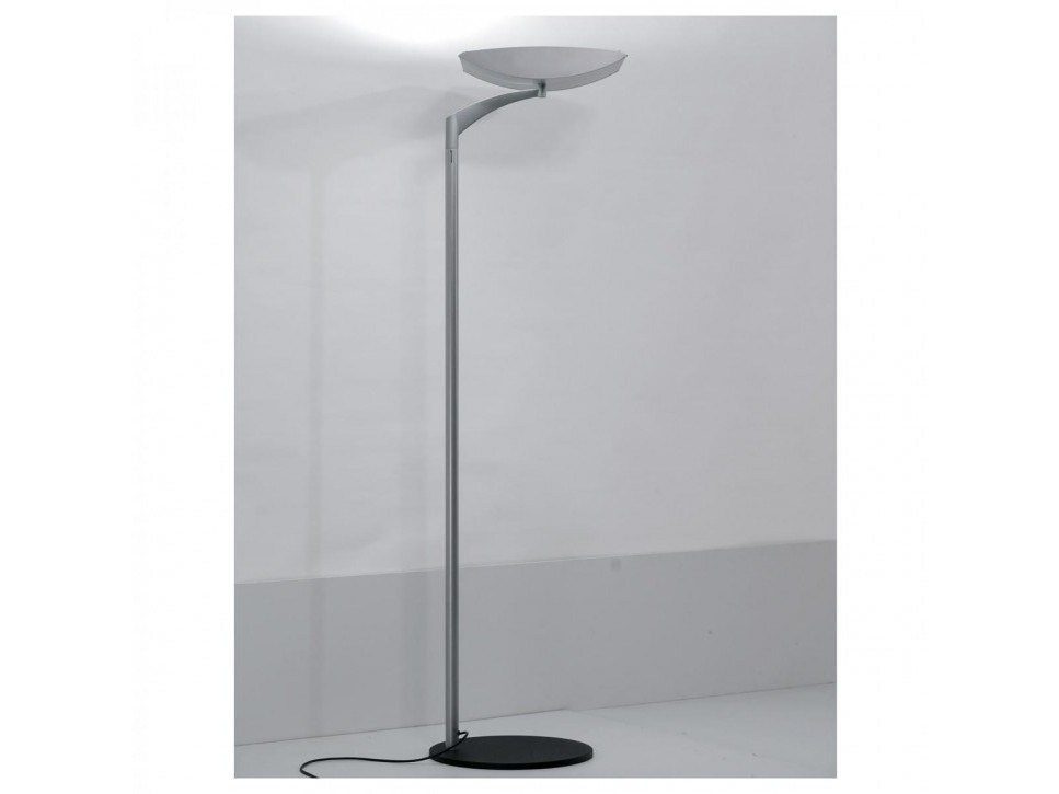 WALDMANN Stehleuchte – Silber / Schwarz – Bild 4