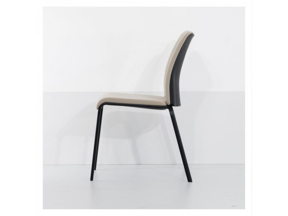 STEELCASE EASTSIDE Konferenzstuhl – Stoff Sand – 4‑Fuß, stapelbar – Bild 7