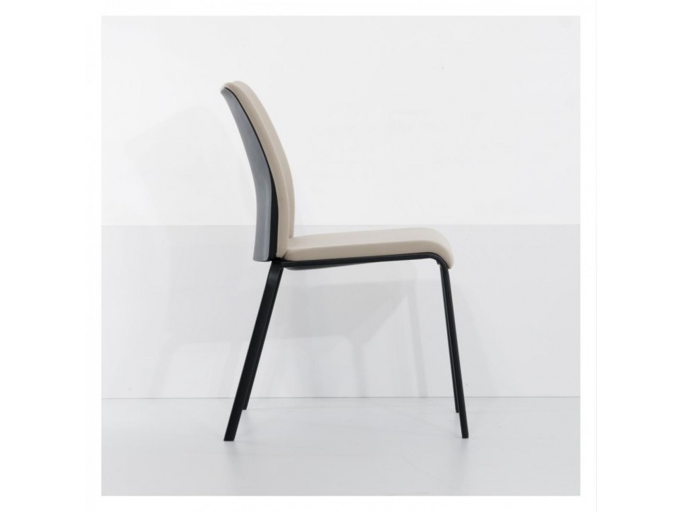 STEELCASE EASTSIDE Konferenzstuhl – Stoff Sand – 4‑Fuß, stapelbar – Bild 3