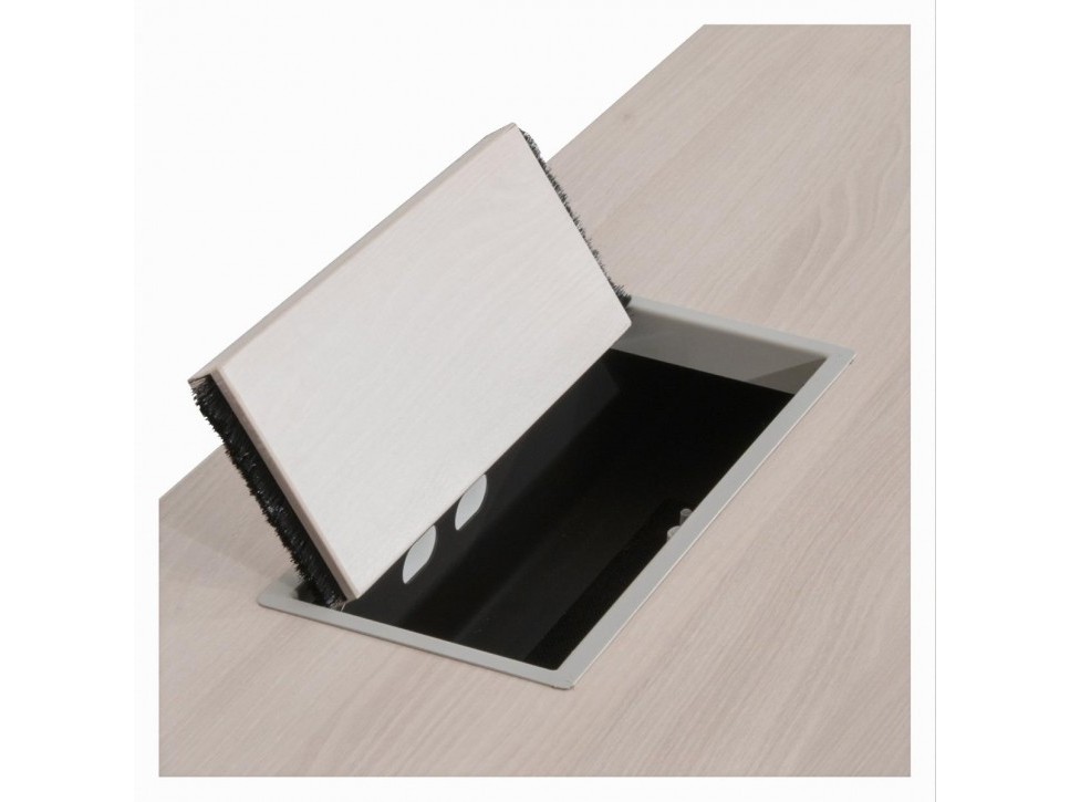 Steelcase Frame One Schreibtisch 220×85 Akazie – Bild 3