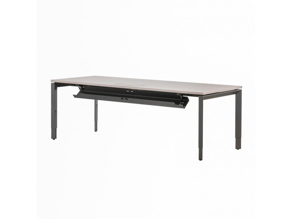 Steelcase Frame One Schreibtisch 220×85 Akazie – Bild 5