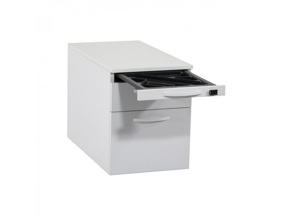 Steelcase Werndl IMPLICIT Rollcontainer Weißgrau – Bild 7