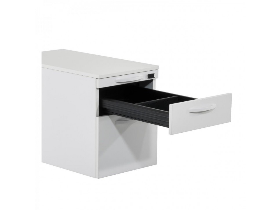 Steelcase Werndl IMPLICIT Rollcontainer Weißgrau – Bild 6