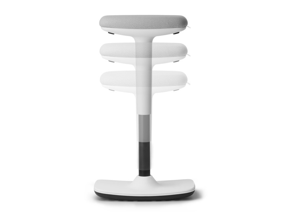 Dauphin TO-Swift Steh-Sitzhilfe Verkehrsweiß Platingrau