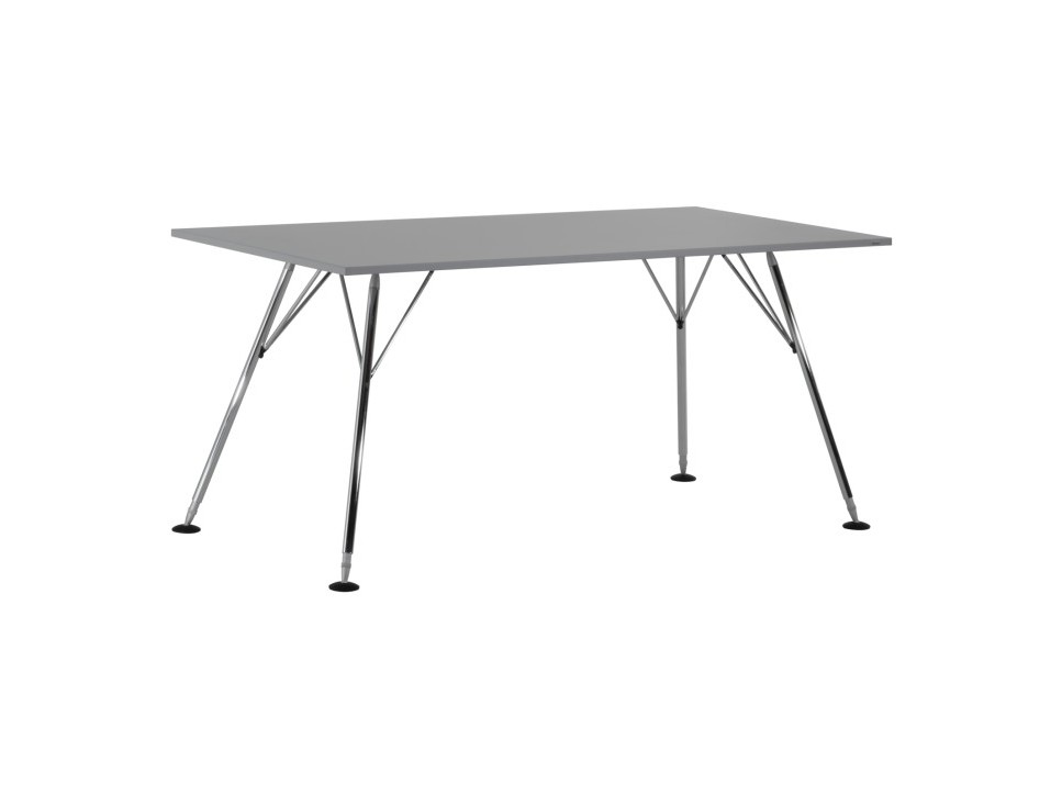 BOSSE NUCLEON BASIC Schreibtisch 160 cm Silber