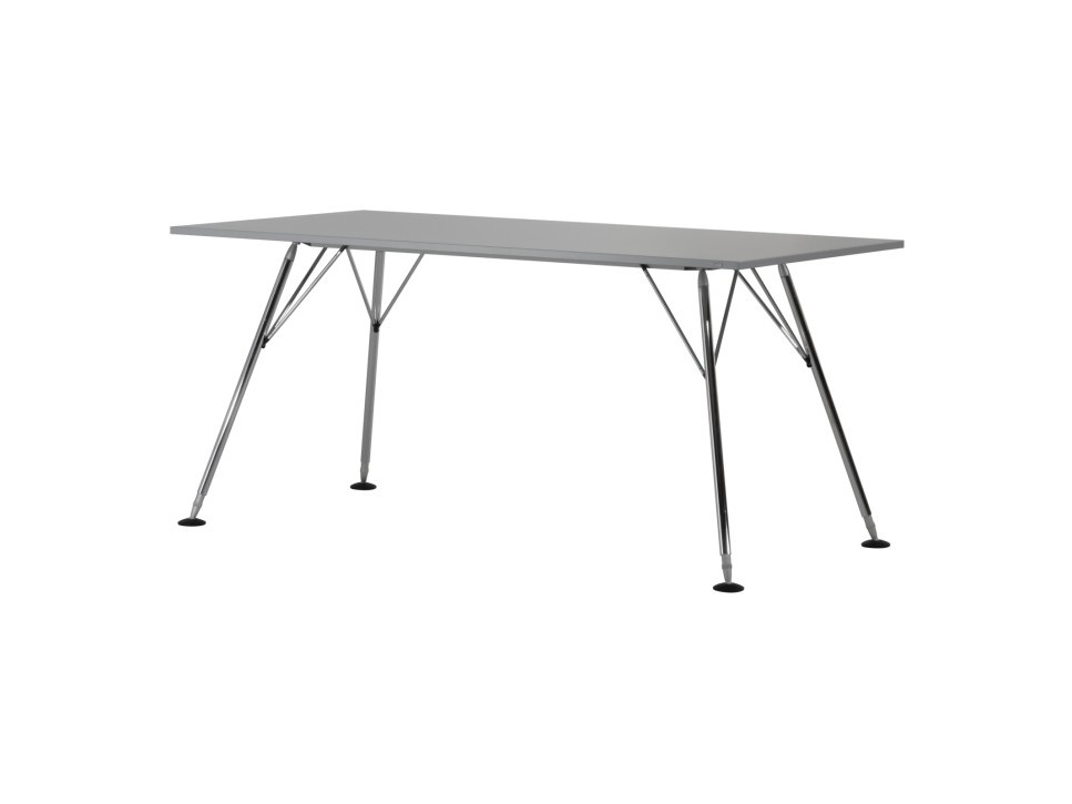 BOSSE NUCLEON BASIC Schreibtisch 160 cm Silber – Bild 3