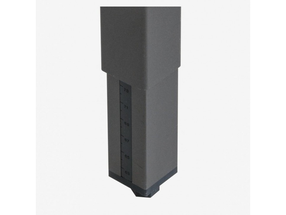 Steelcase Frame One Schreibtisch 220×85 cm Weiß/Anthrazit – Bild 5