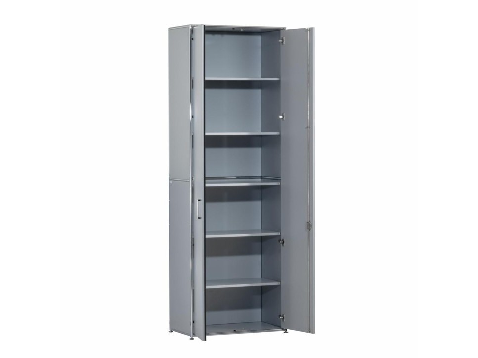 Bosse MODUL SPACE Aktenschrank 80×235 cm Chrom/Silber – Bild 4