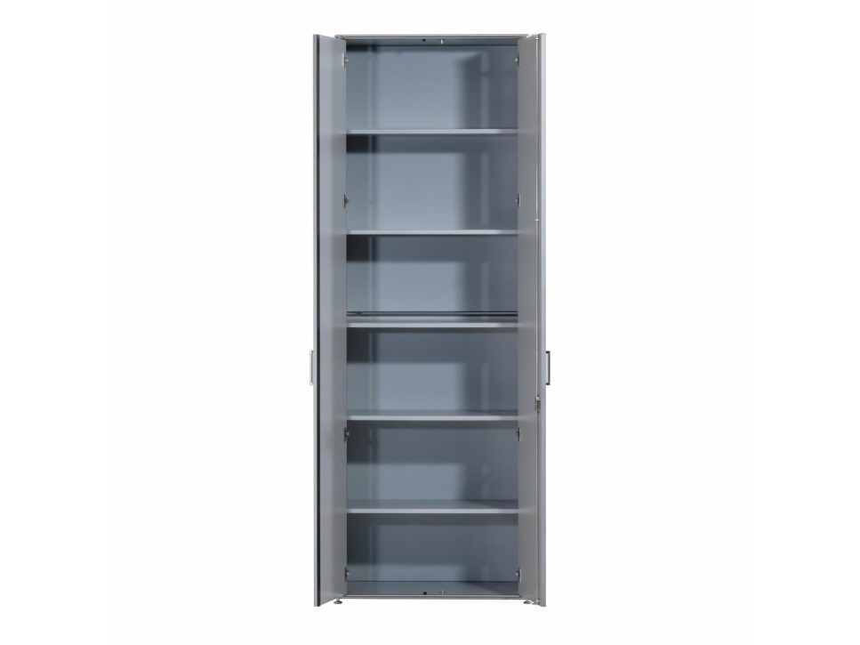 Bosse MODUL SPACE Aktenschrank 80×235 cm Chrom/Silber – Bild 3