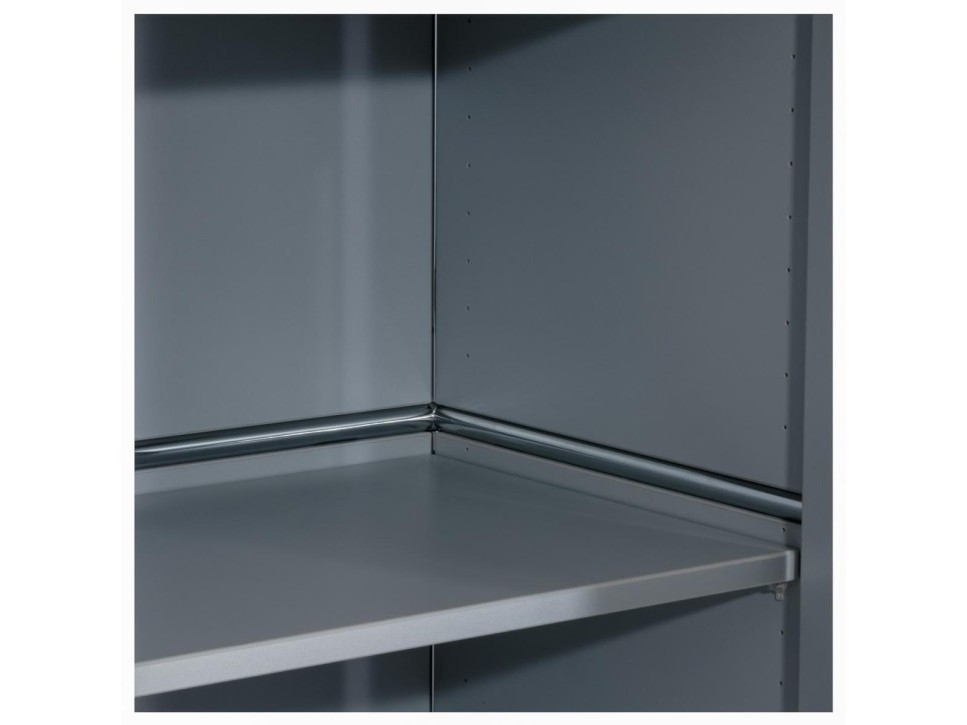 Bosse MODUL SPACE Aktenschrank 80×235 cm Chrom/Silber – Bild 5