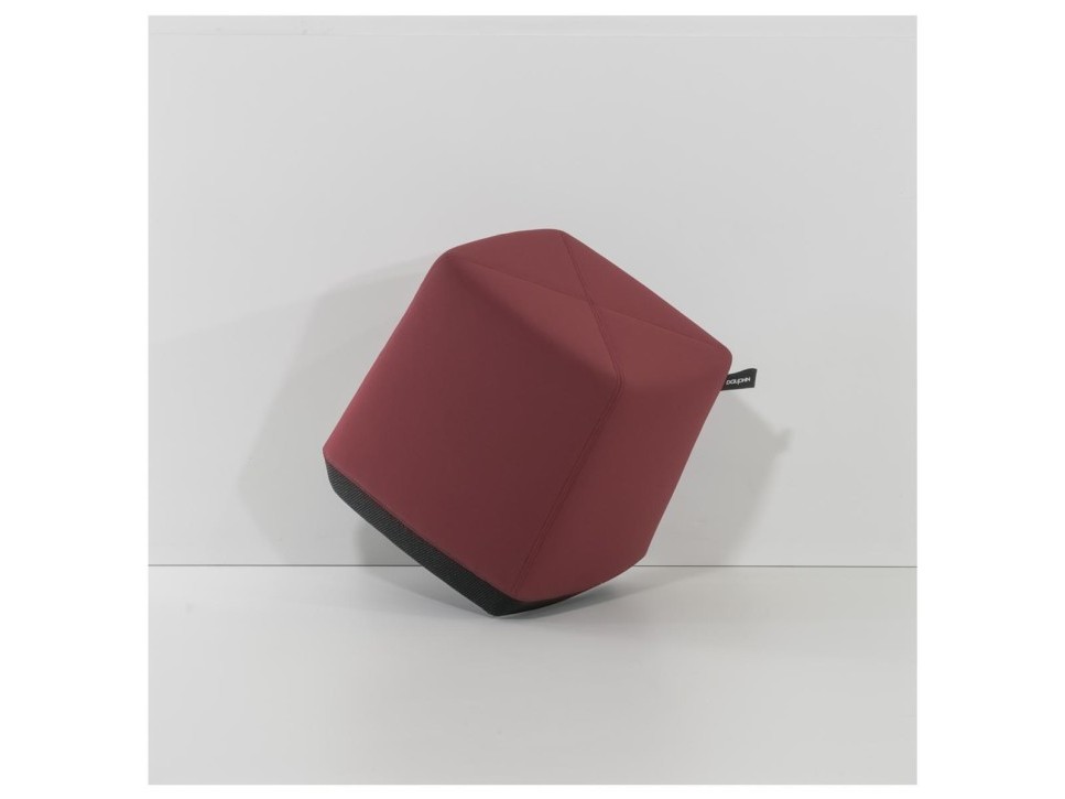 Dauphin ALLORA POUF Loungehocker Bordeaux – Bild 2