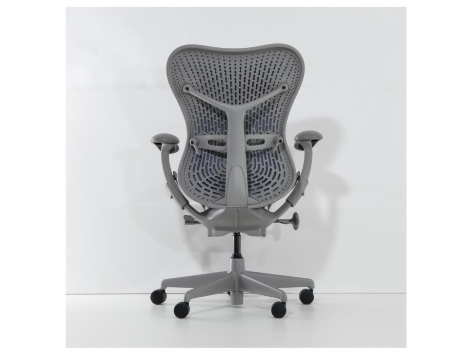 Herman Miller MIRRA Butterfly Bürodrehstuhl Blau/Grau – Bild 5