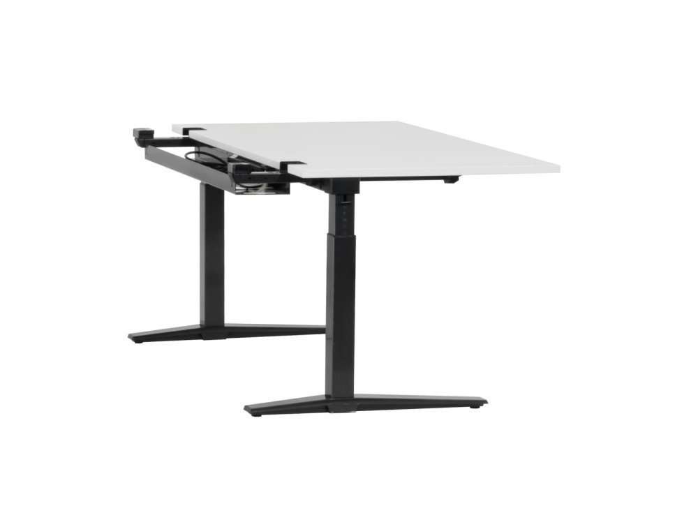 König + Neurath TALO.S Schreibtisch 160×80 cm Weiß/Anthrazit – Bild 5