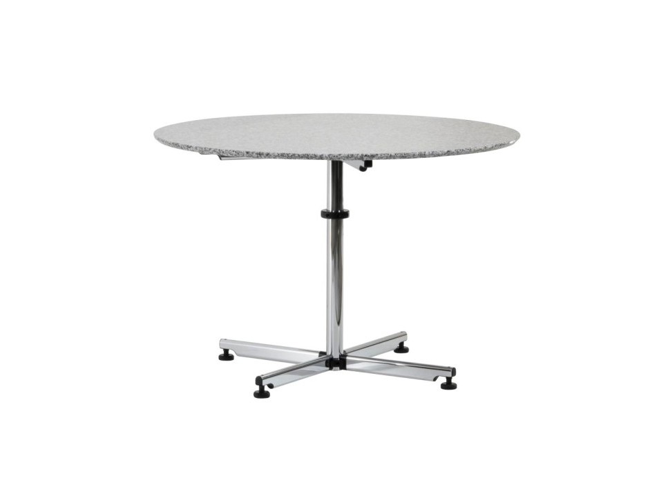 USM Haller Besprechungstisch rund 110 cm Granit/Chrom – Bild 2