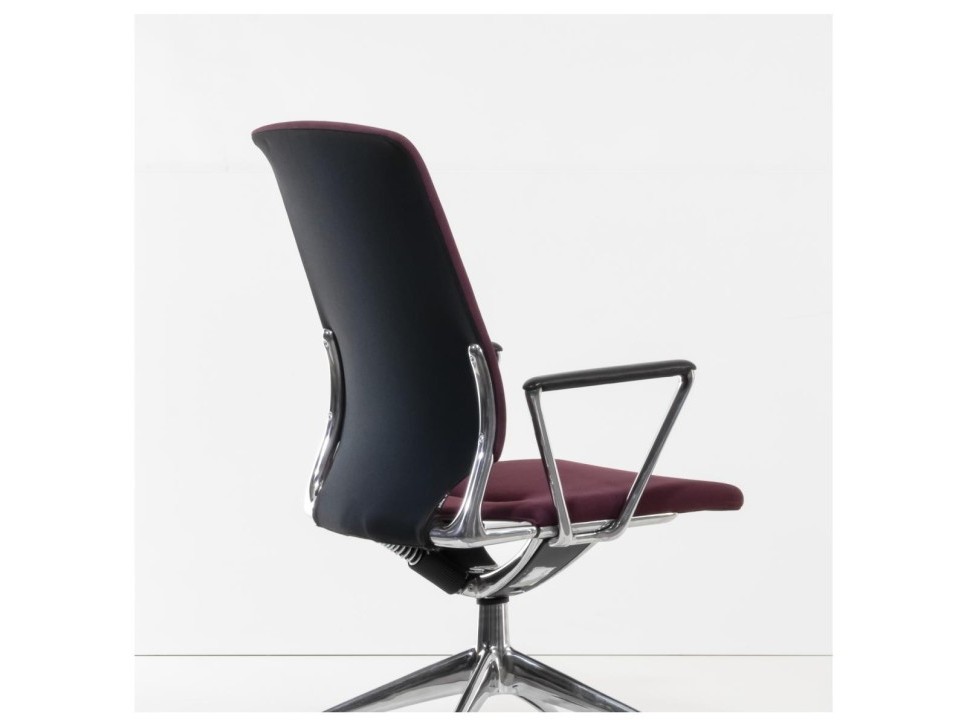 Vitra Meda Conference Konferenzstuhl Weinrot – Bild 10