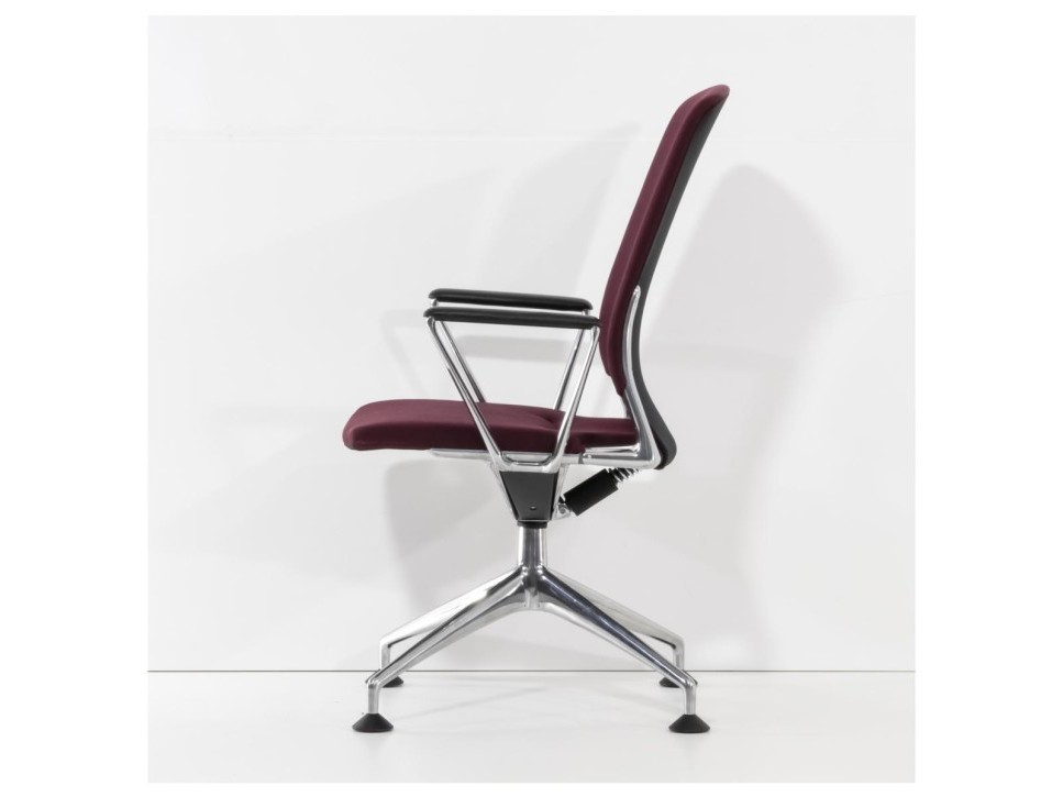 Vitra Meda Conference Konferenzstuhl Weinrot – Bild 8