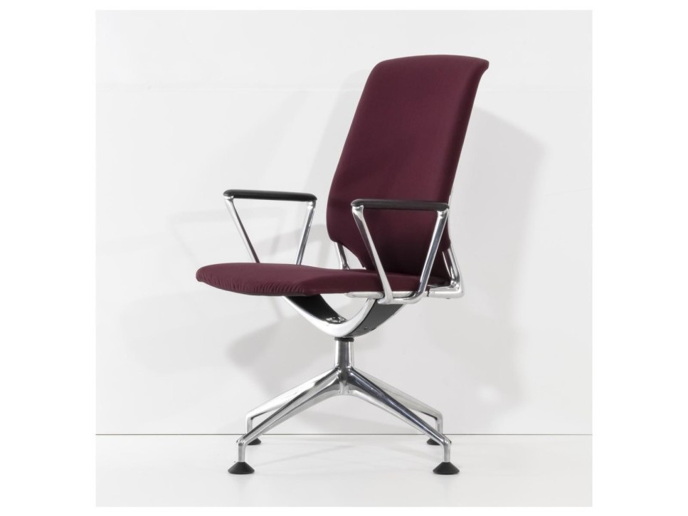 Vitra Meda Conference Konferenzstuhl Weinrot – Bild 9