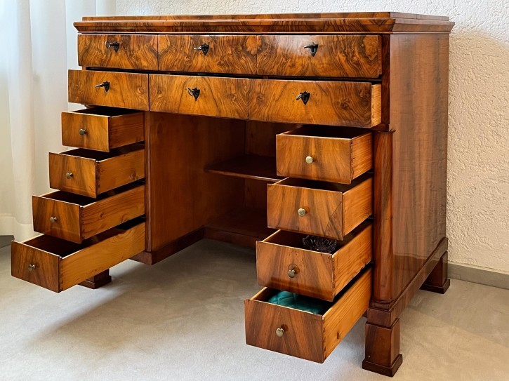 Biedermeier Sekretär Nussbaum um 1820 – Bild 4