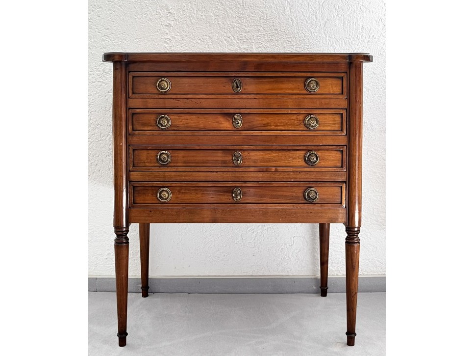 Biedermeier Kommode Wildkirsche Vollholz um 1820 – Bild 2