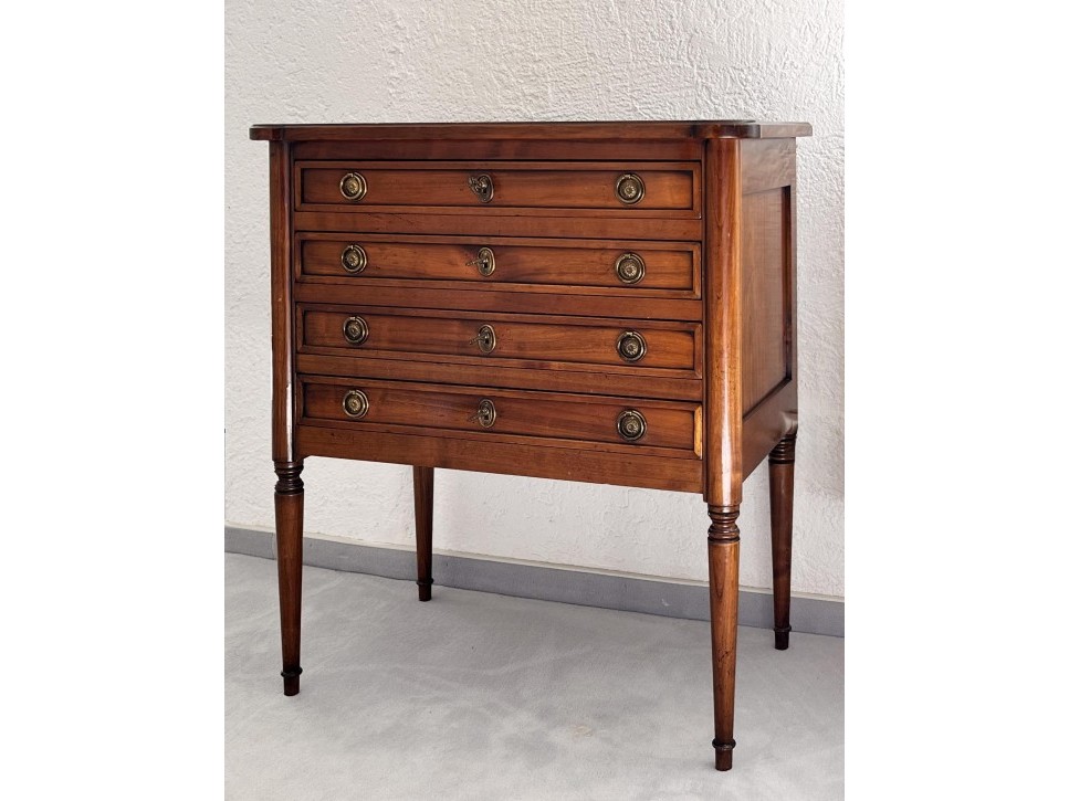 Biedermeier Kommode Wildkirsche Vollholz um 1820