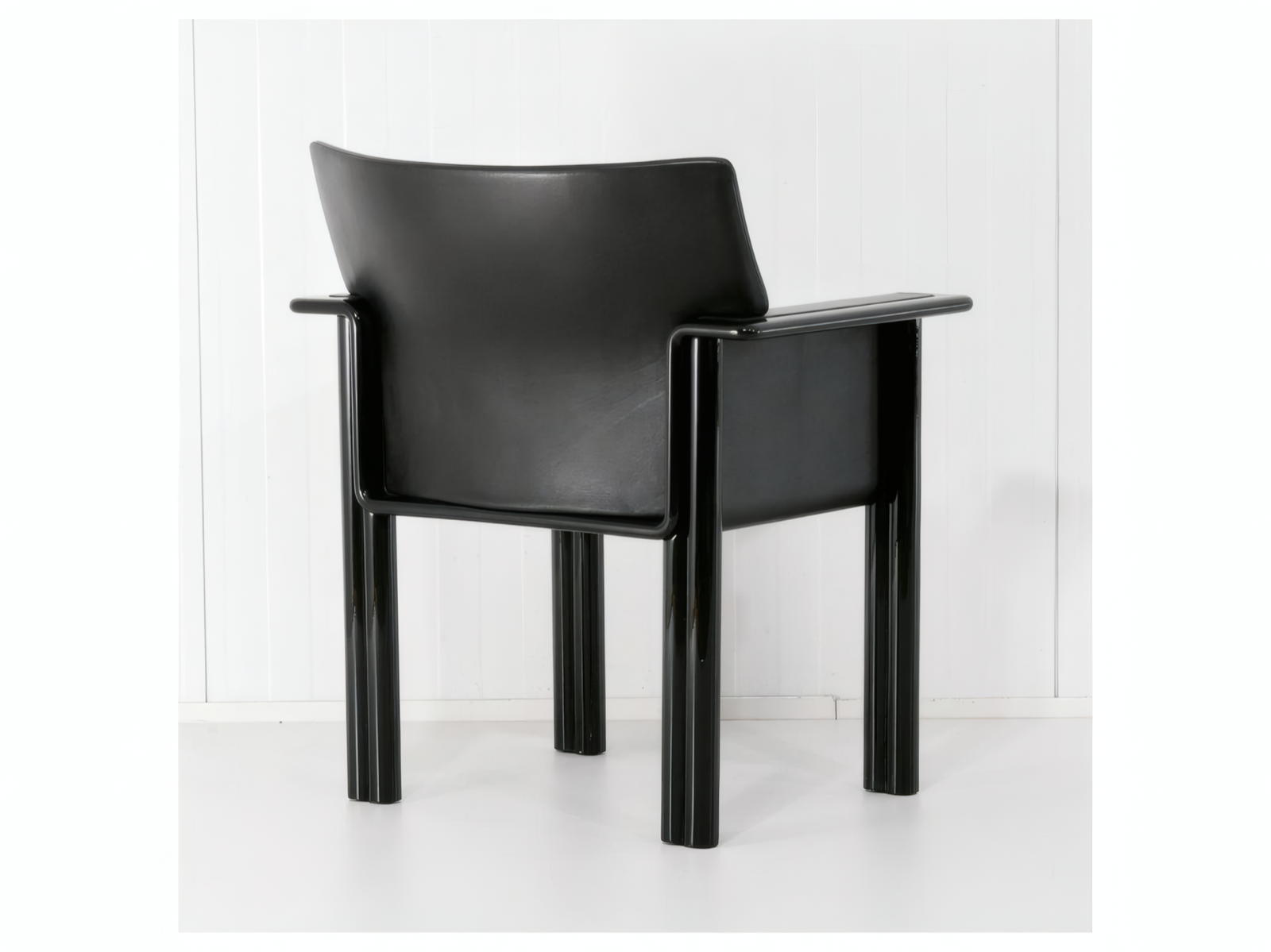 MERITALIA CORNELIA Konferenzstuhl – Schwarz, Leder – Bild 4