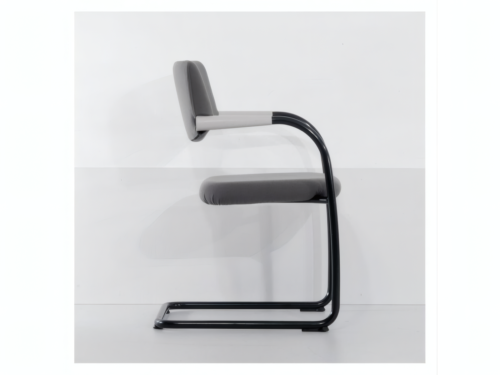 Vitra Visavis Softback Konferenzstuhl Grau – Bild 3