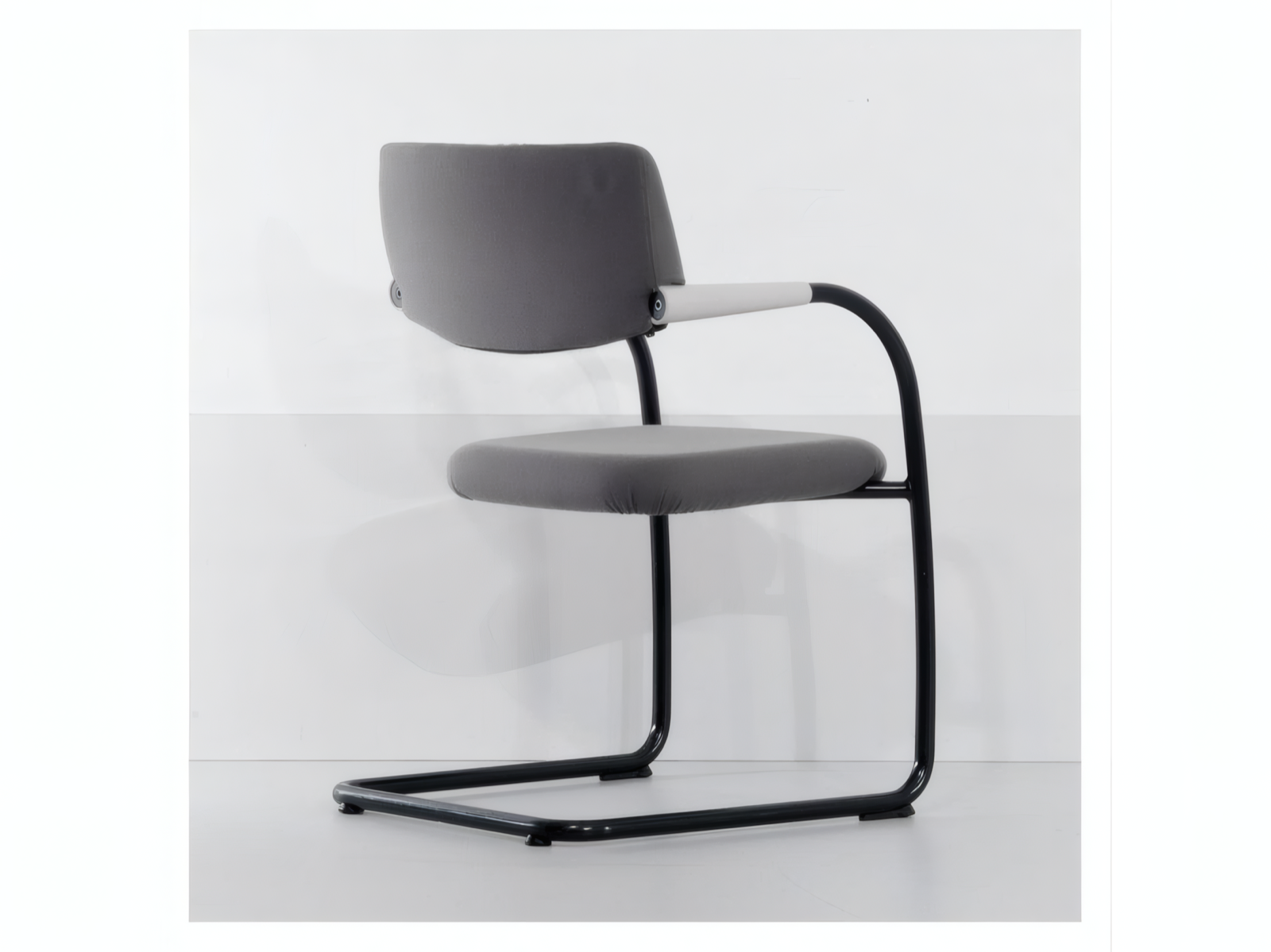 Vitra Visavis Softback Konferenzstuhl Grau – Bild 4
