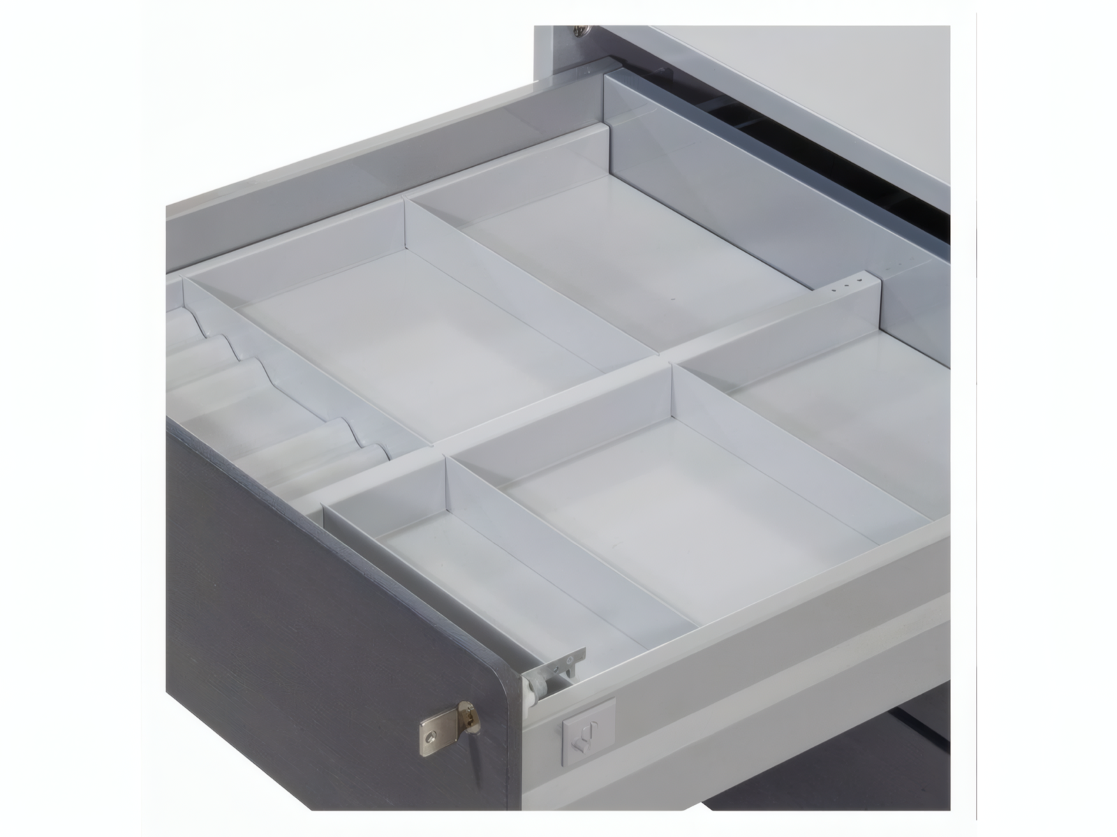 Renz STAR R 63 Container Titangrau Echtholzfurnier – Bild 4