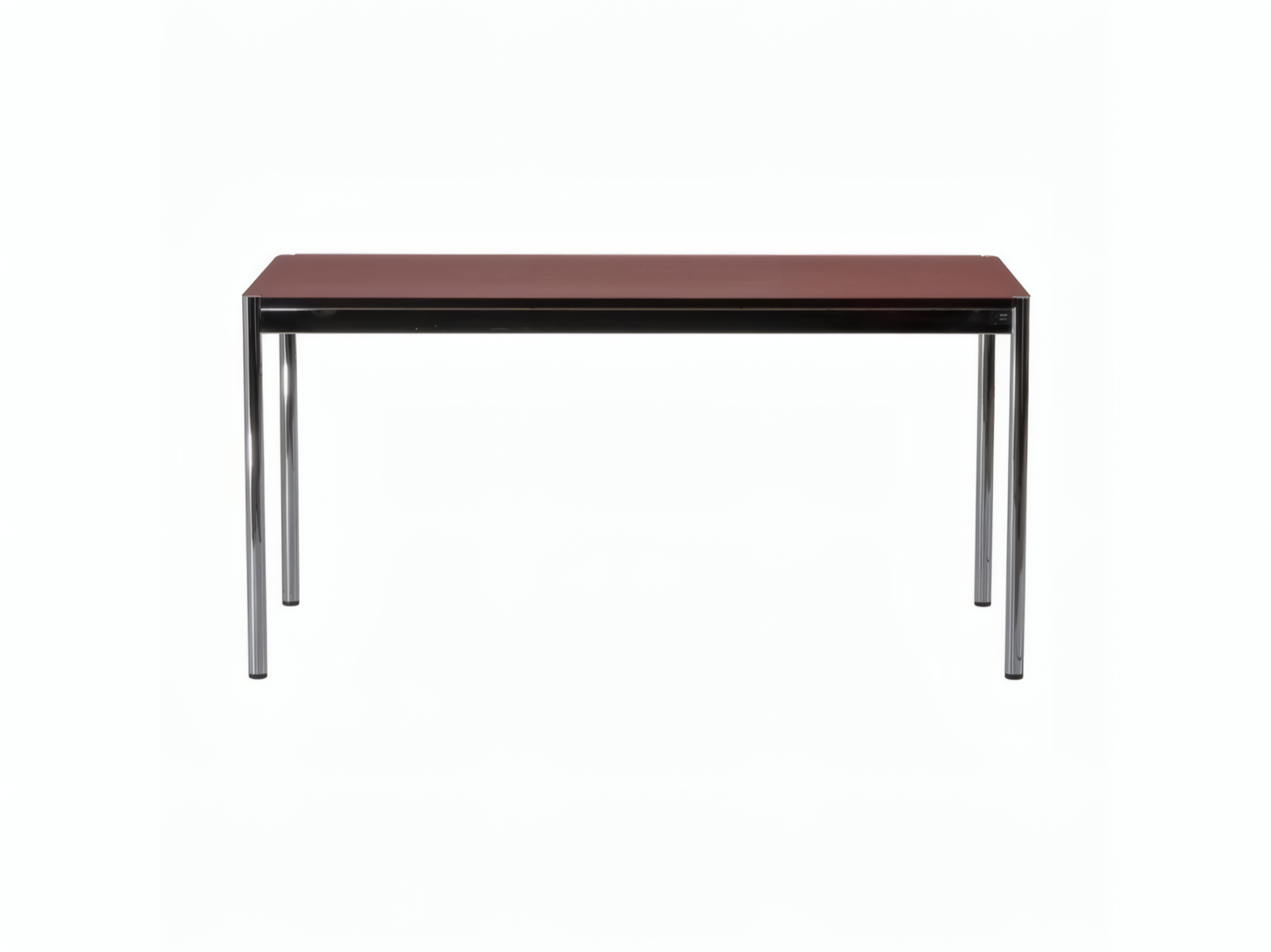 USM Haller Designtisch Linoleum Rot
