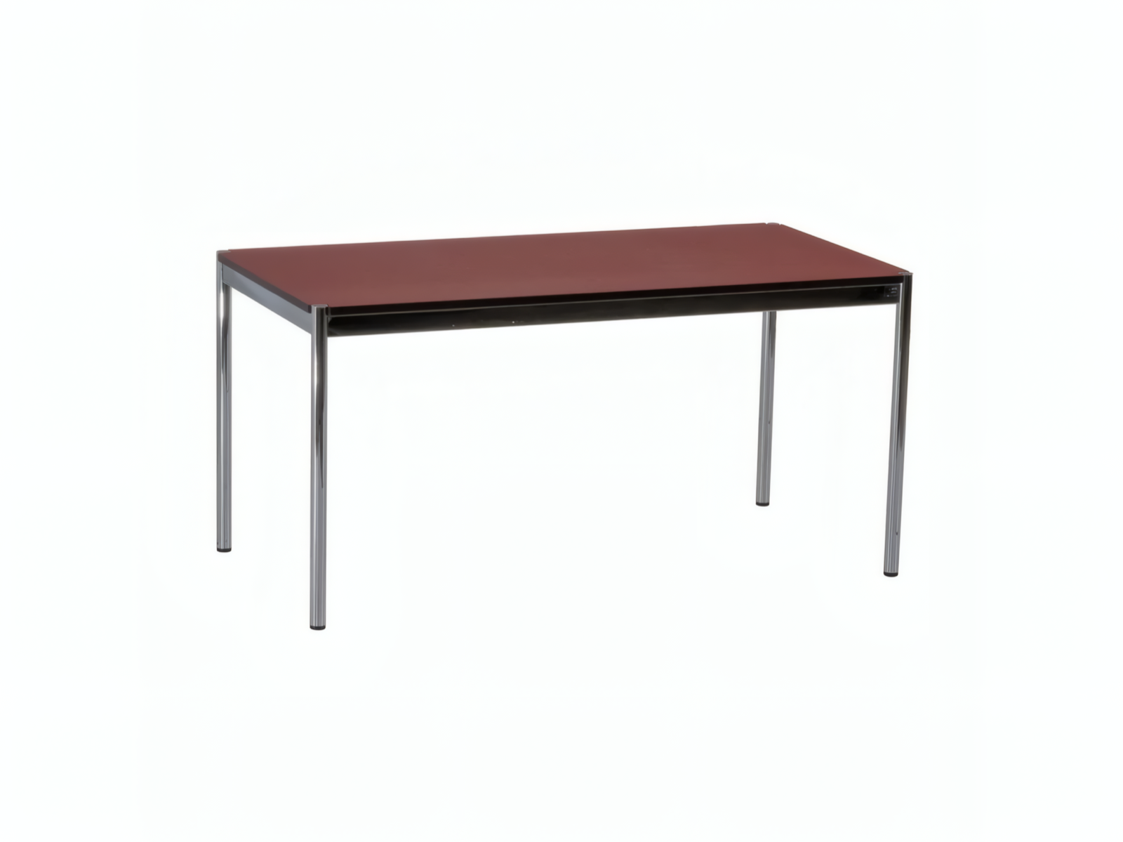 USM Haller Designtisch Linoleum Rot – Bild 3